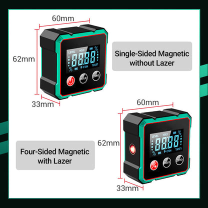 2025 Hot Sale 50% OFF💥Magnetic Digital Angle Finder with Electronic Laser