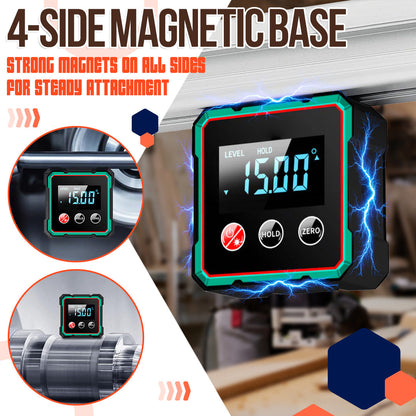 2025 Hot Sale 50% OFF💥Magnetic Digital Angle Finder with Electronic Laser