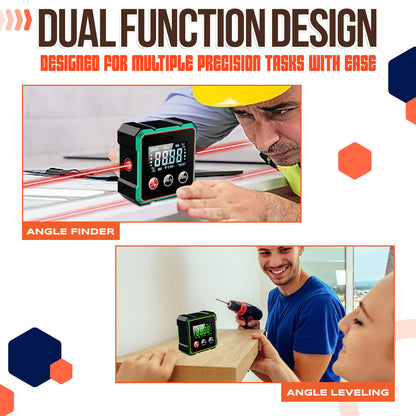 2025 Hot Sale 50% OFF💥Magnetic Digital Angle Finder with Electronic Laser