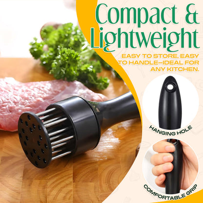 21-Needle Meat Tenderizer – Steakhouse Results at Home