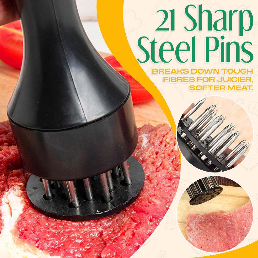 21-Needle Meat Tenderizer – Steakhouse Results at Home